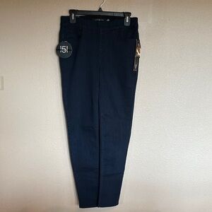 one 5 one Women's Dark Blue Skinny Jeans